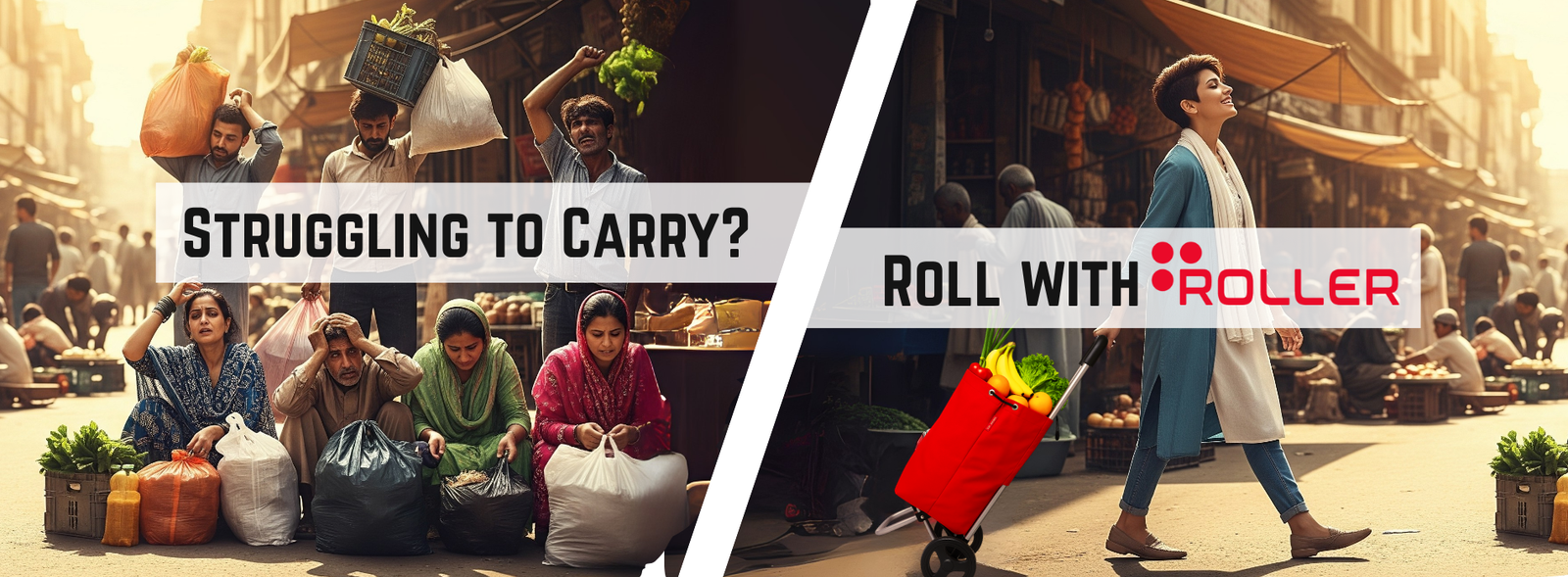 Shopping Roller™ – 2-in-1 Shopping Trolley Bag