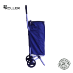 Foldable grocery trolley Pakistan — denim colour Shopping Roller Pro